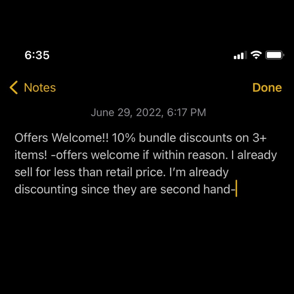 OFFERS WELCOMED!